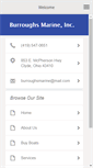 Mobile Screenshot of burroughsmarine.com